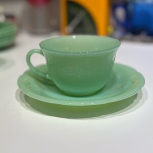 Vintage Fire King Alice Teacup and Saucer